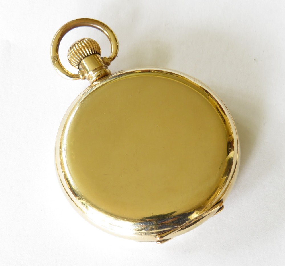 1930s Record Dreadnought full hunter pocket watch View VI