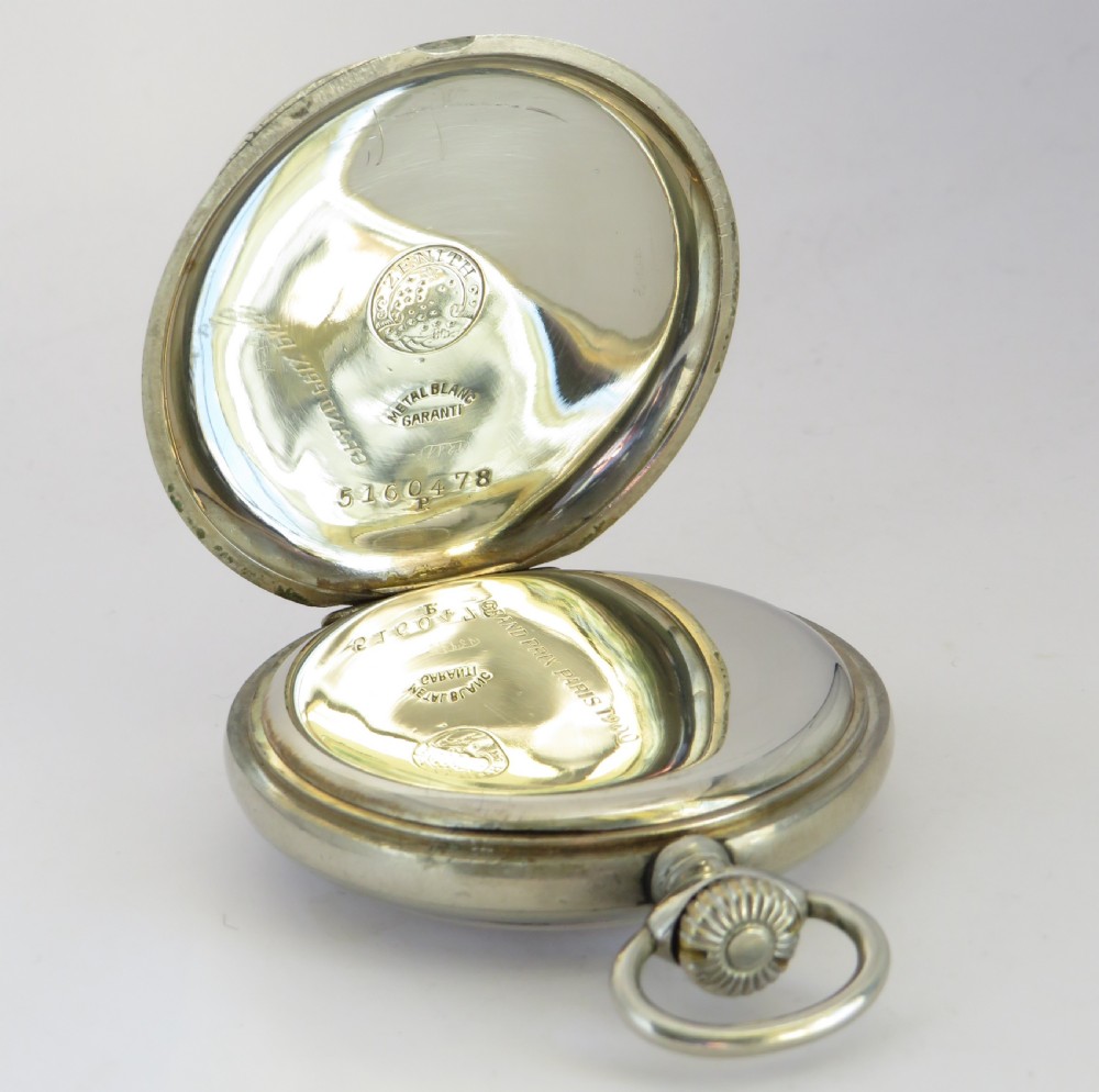 Antique Zenith pocket watch, c1910s View IV