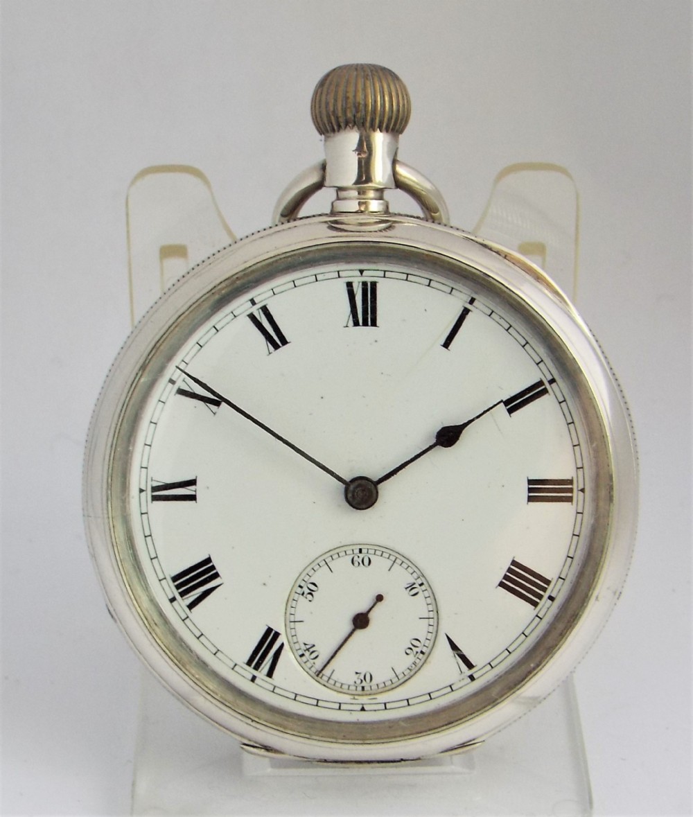 Antique silver Waltham pocket watch, 1903.