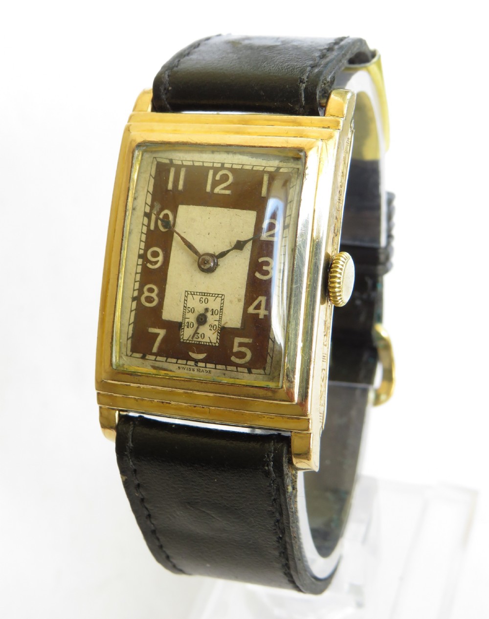 Gents 1930s Art Deco wrist watch View III