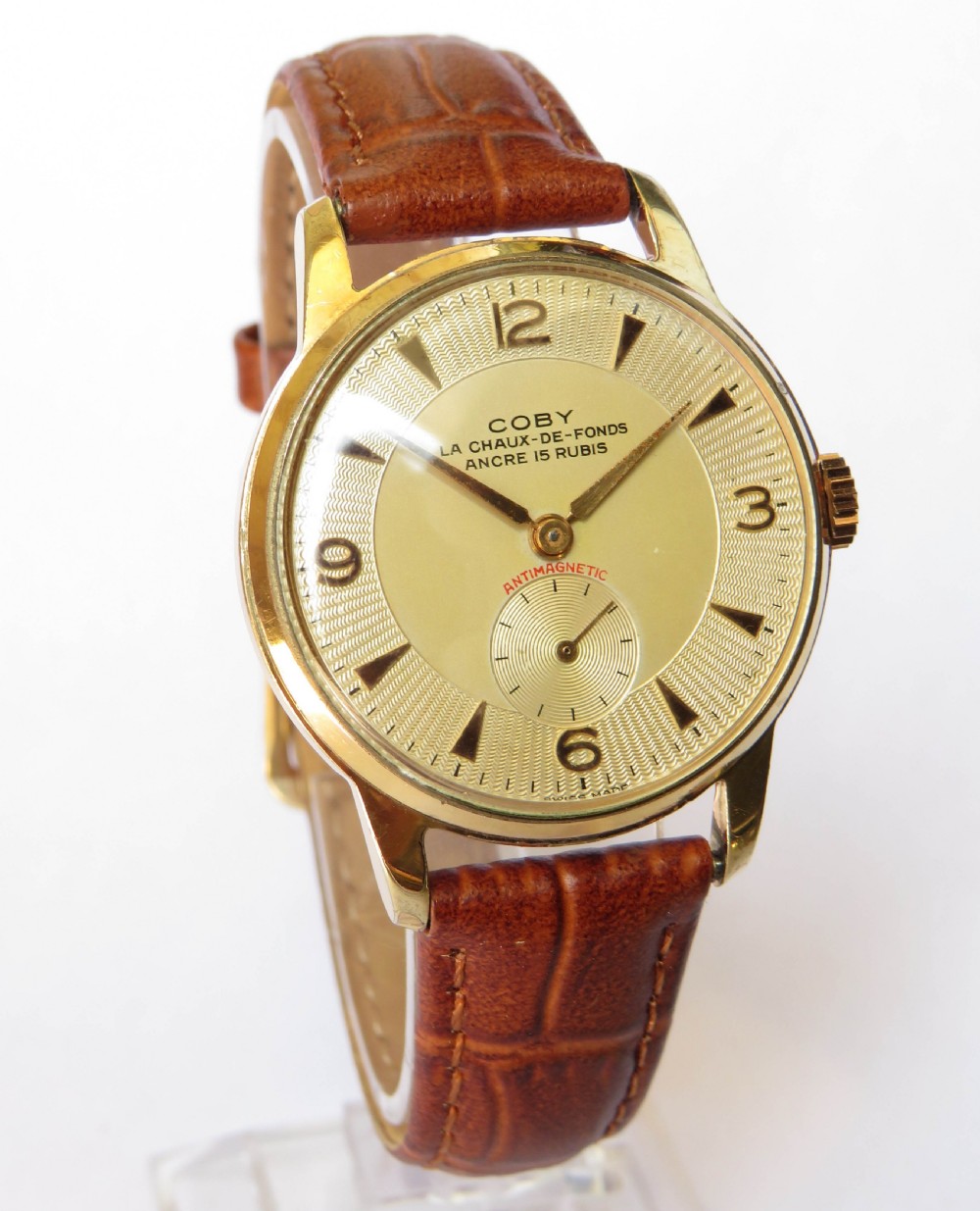 Gents 1950s Coby wrist watch by Cauny View II