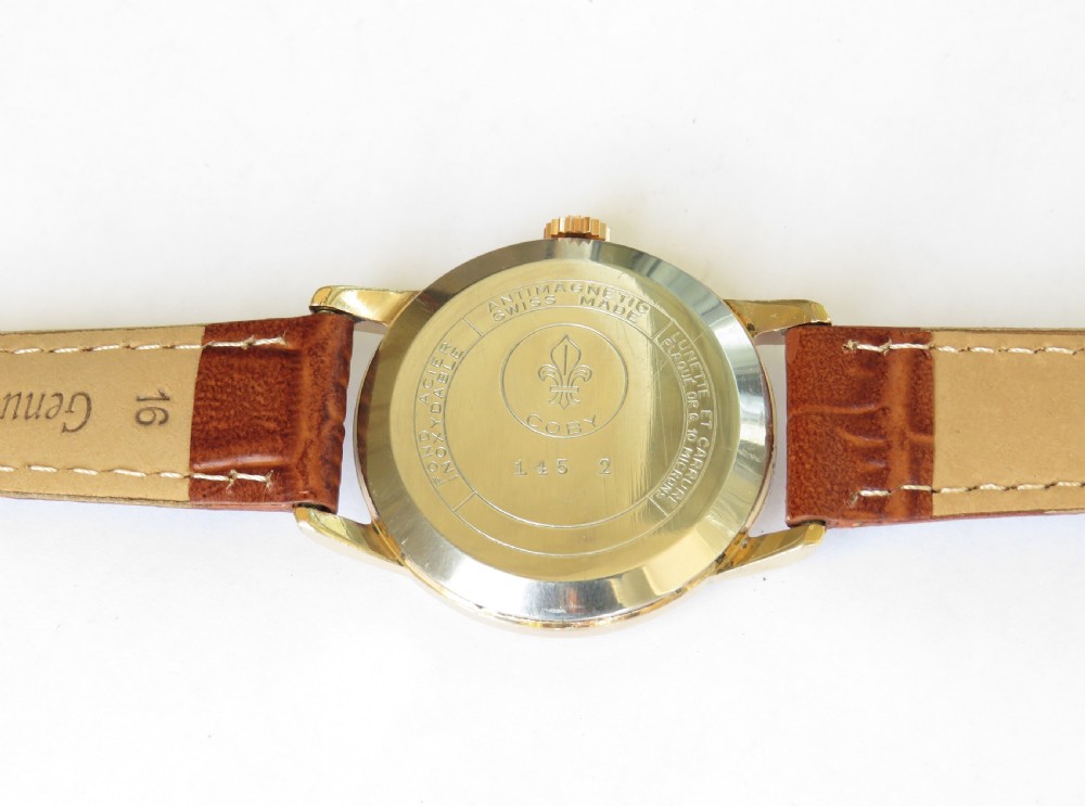 Gents 1950s Coby wrist watch by Cauny View IV