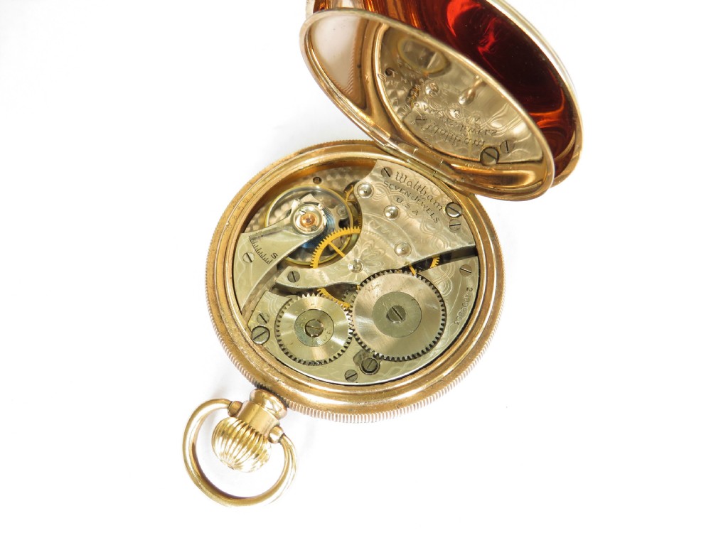 Antique Waltham pocket watch, 1929 View III