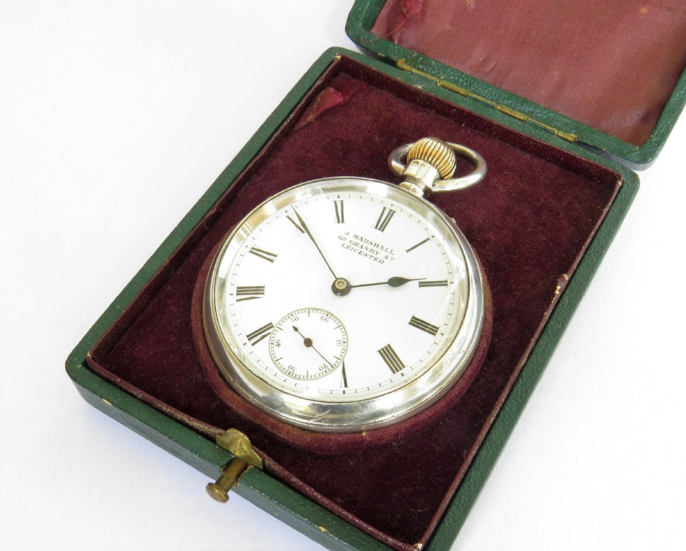 Antique silver pocket watch, Lancs Watch Company View II