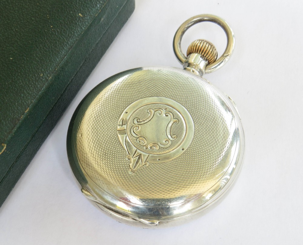Antique silver pocket watch, Lancs Watch Company View V