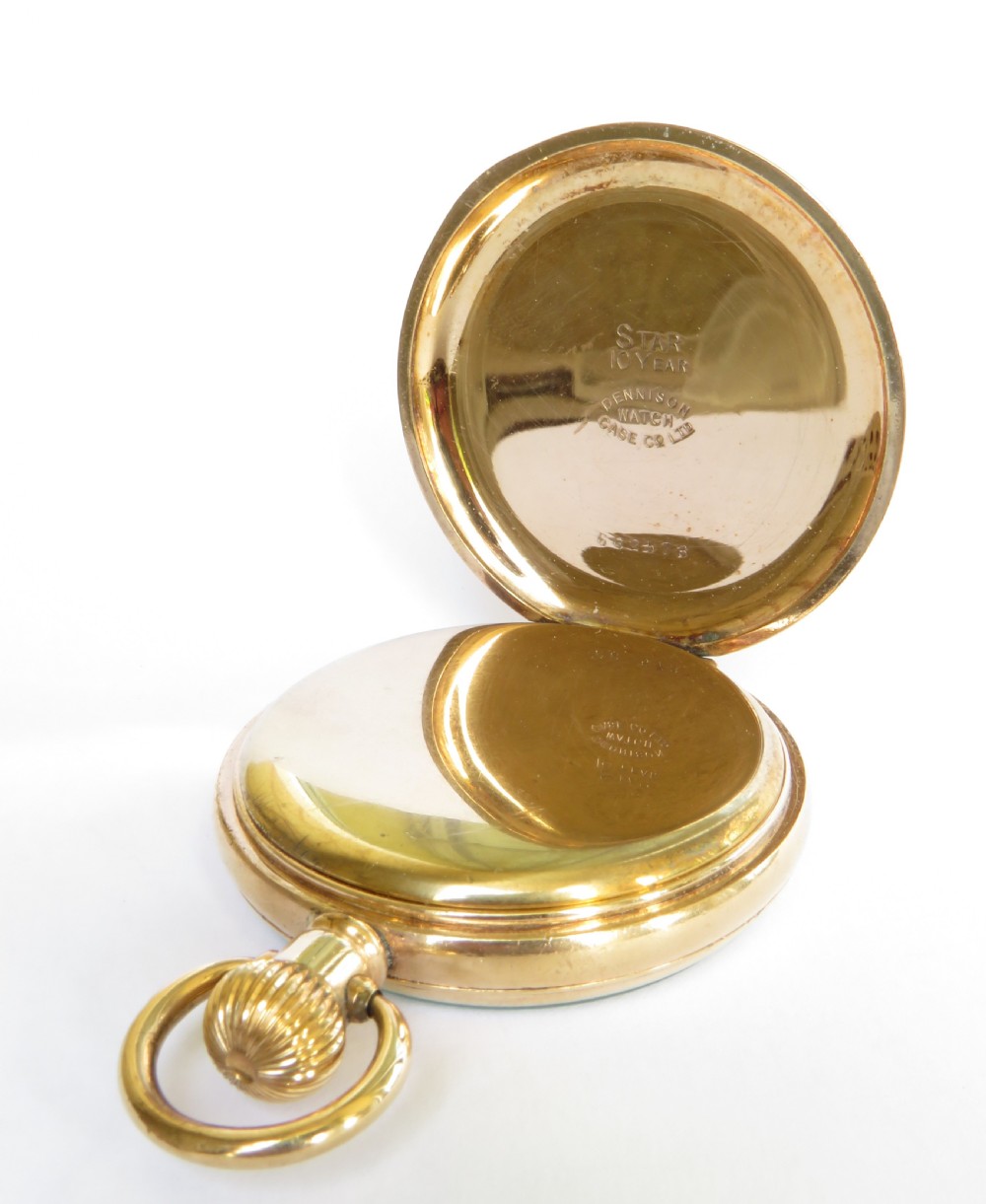 Antique Waltham pocket watch, Northern Goldsmiths View III