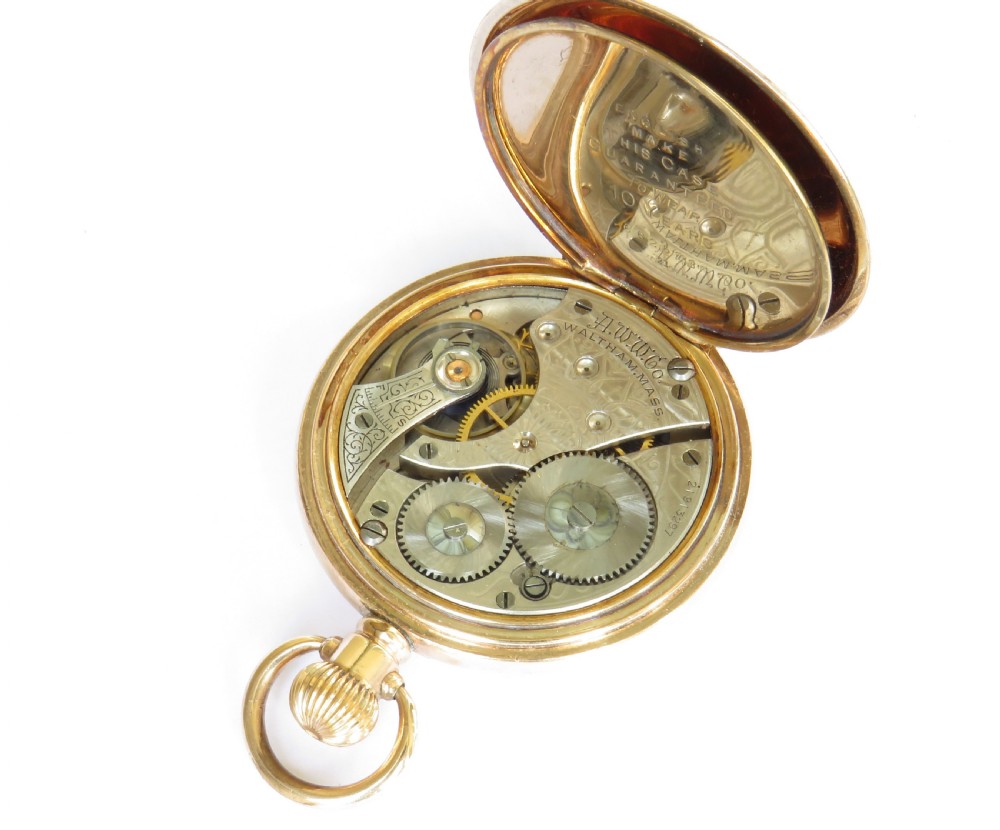 Antique Waltham pocket watch, Northern Goldsmiths View IV