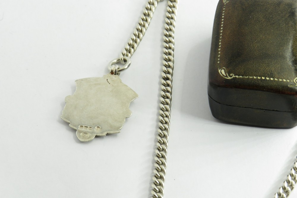 Antique single pocket watch chain, 1920 View IV