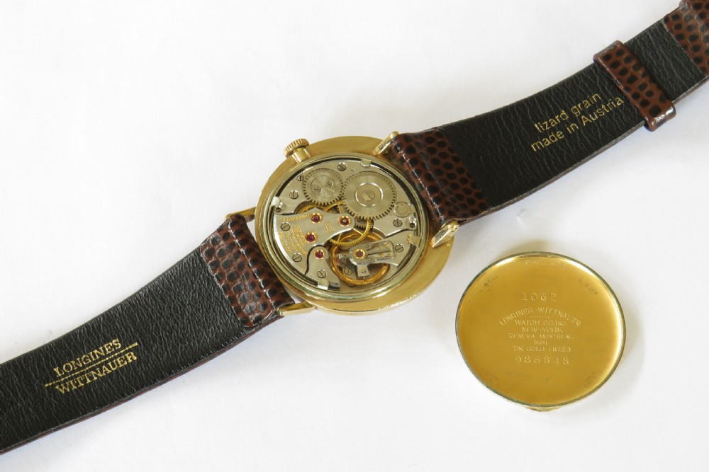 Gents Longines Asymmetrical wrist watch, 1959 View III