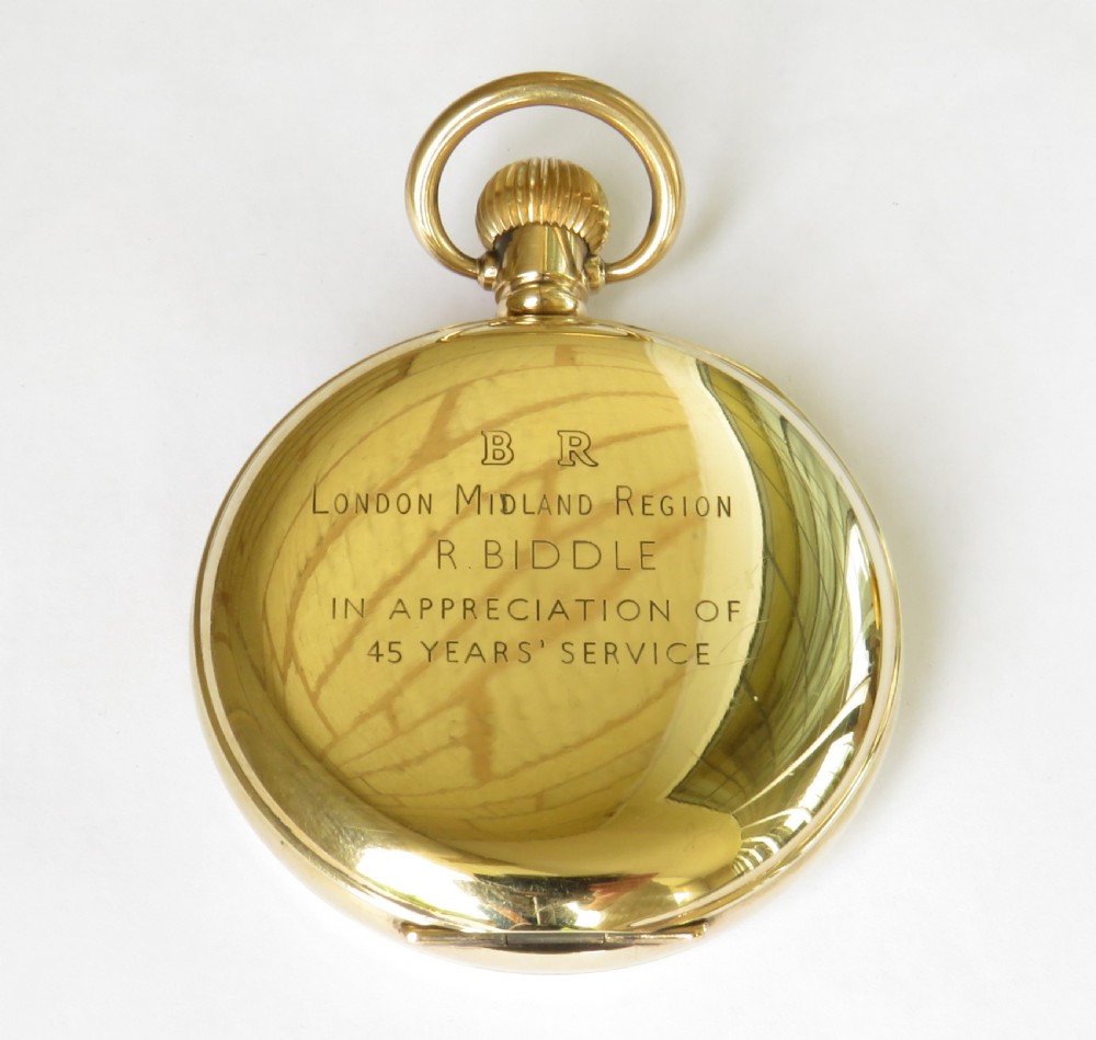1940s Vertex Revue pocket watch for British Rail View V