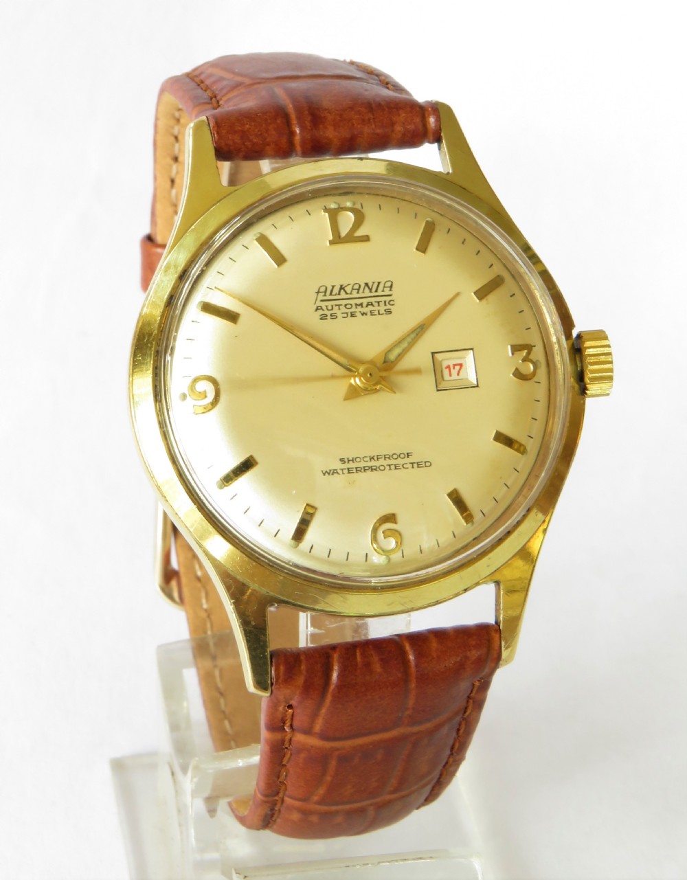 Gents 1950s Alkania wrist watch View II