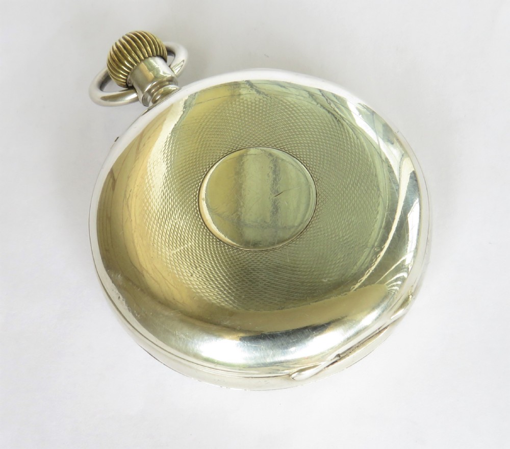 Antique silver pocket watch, Lancashire Watch Co View IV