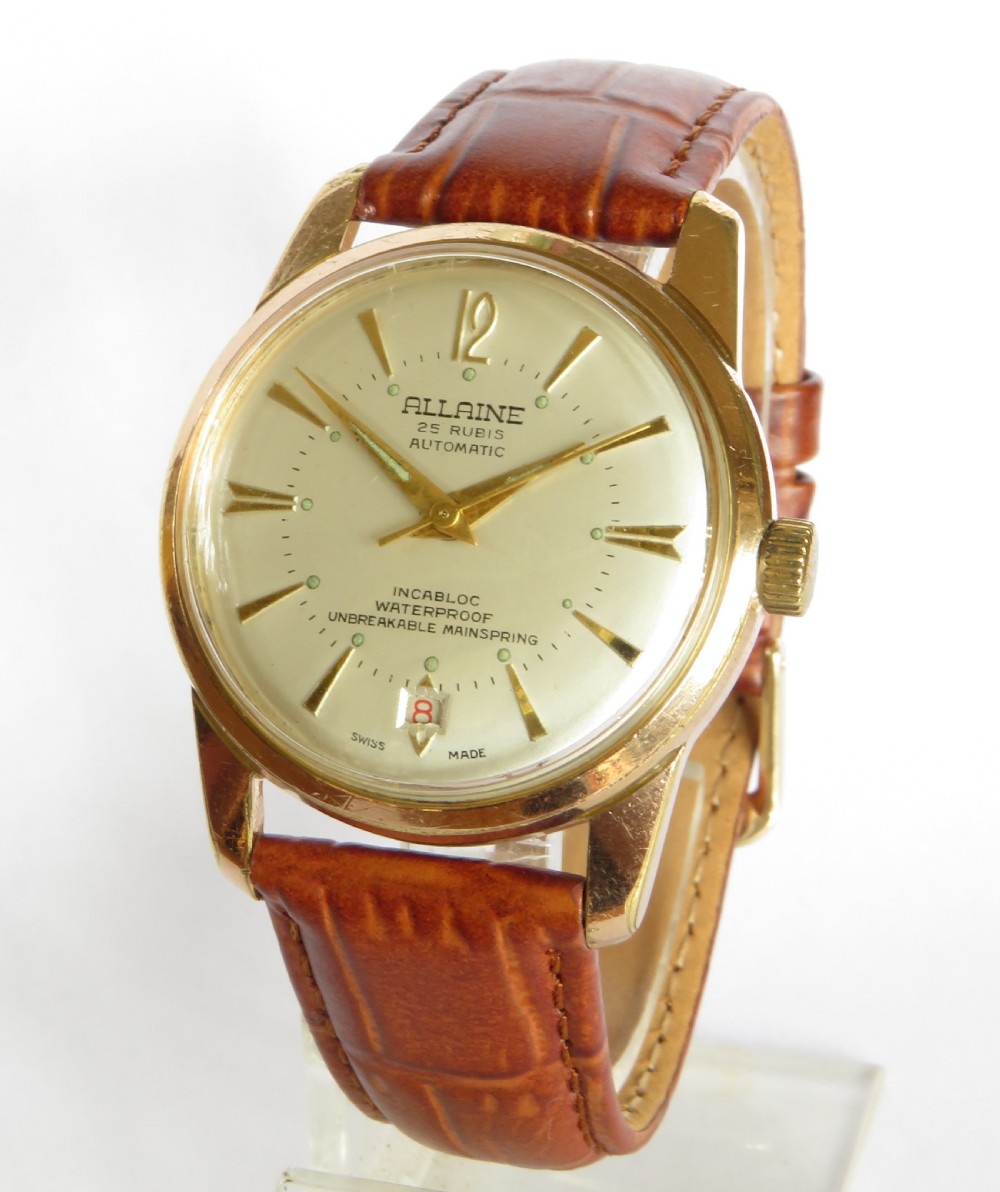 Gents 1950s Allaine wrist watch