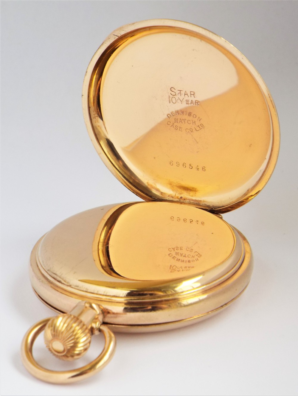 Waltham full hunter pocket watch, 1913. View IV