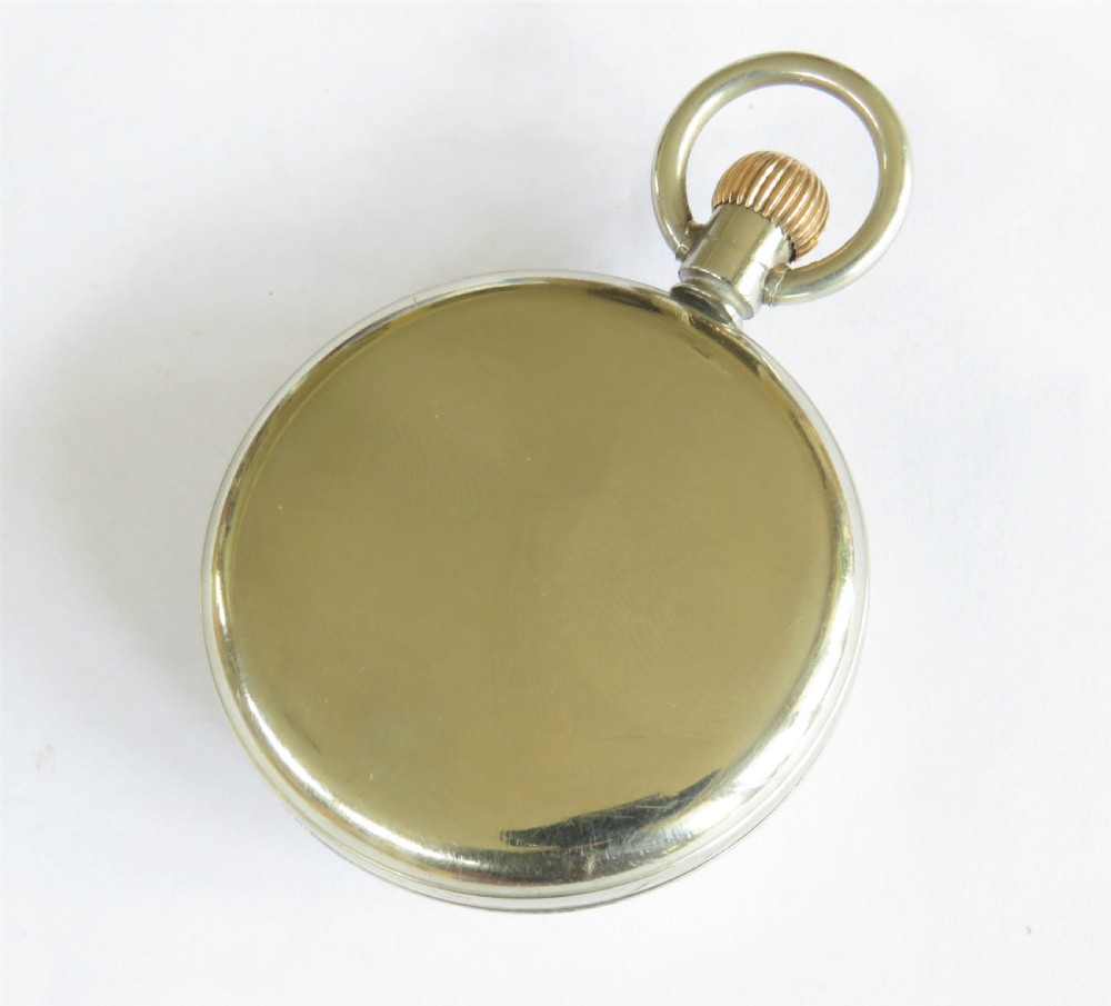 1930s nickel pocket watch and chain View IV
