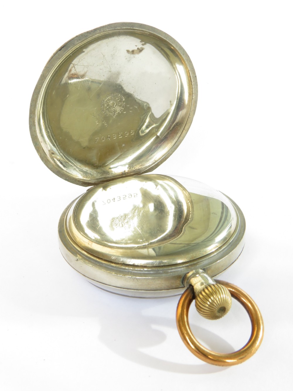 Antique 1920s Omega pocket watch View III