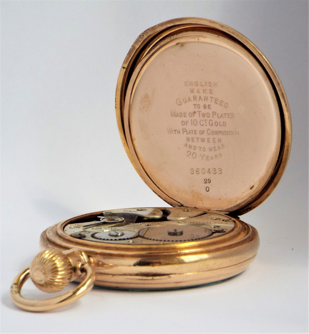 Record Dreadnought ‘Trenton’ pocket watch. View IV