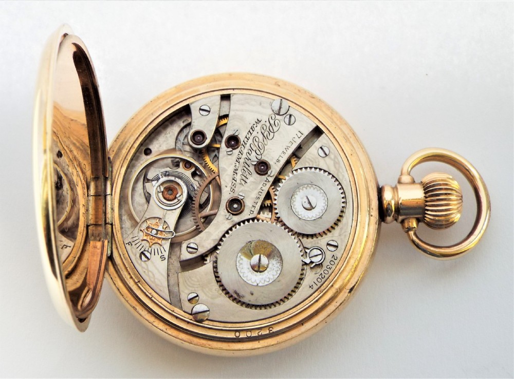 Antique Waltham P S Bartlett full hunter pocket watch. View VI