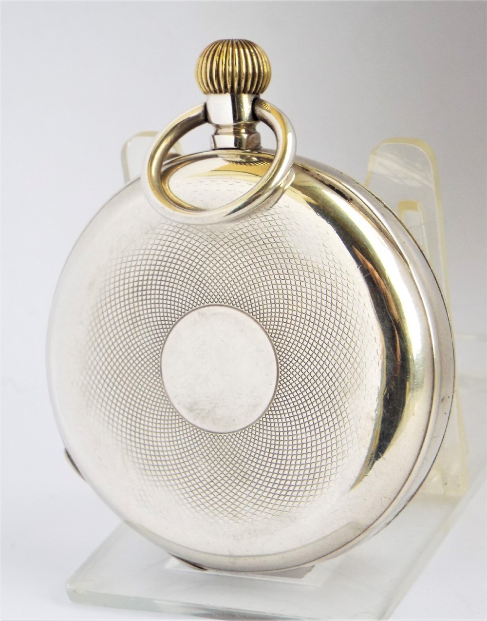 Antique silver Phoenix Indestructible pocket watch. View II