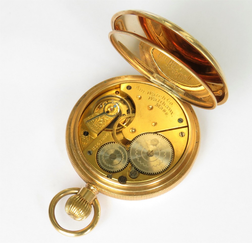 Antique Waltham pocket watch, 1897 View III