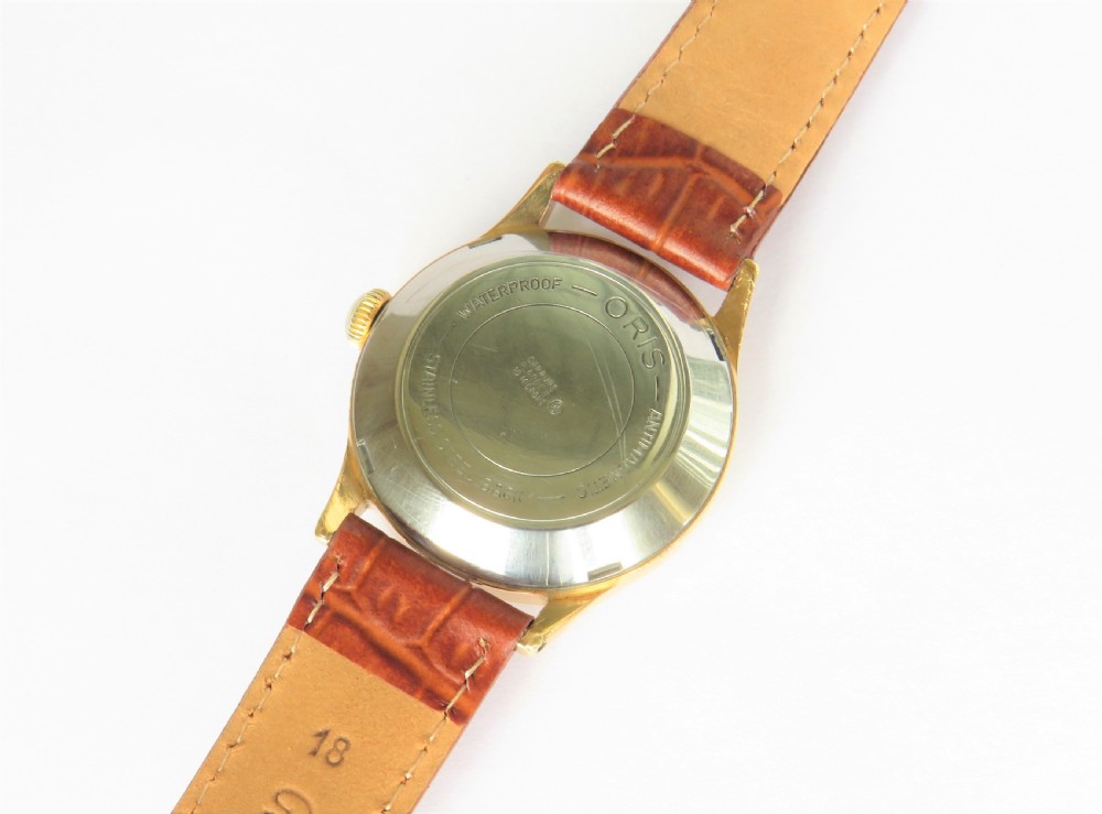 Gents 1950s Oris automatic watch, power indicator View IV