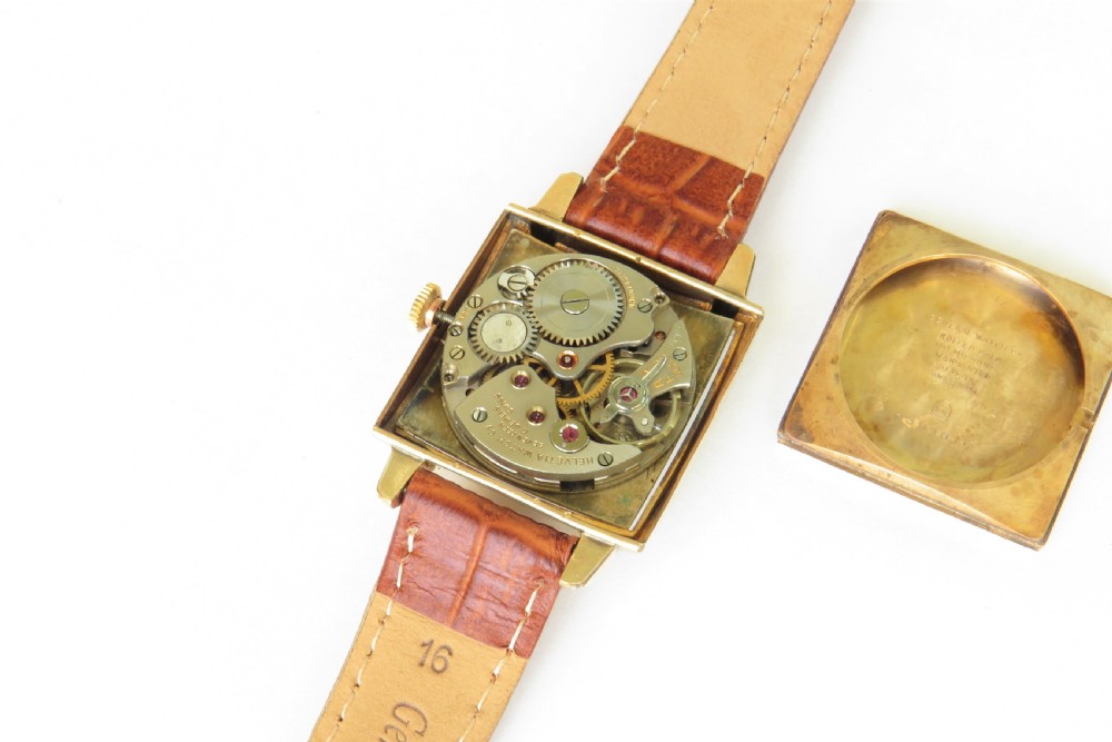 Gents 1940s Helvetia wrist watch View IV