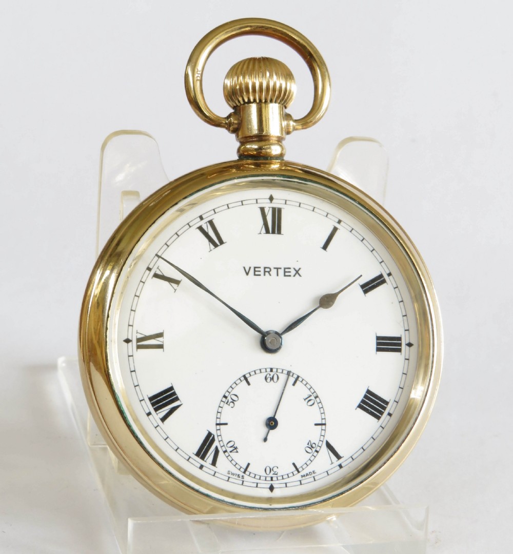 1940s Vertex Revue pocket watch for British Rail View II