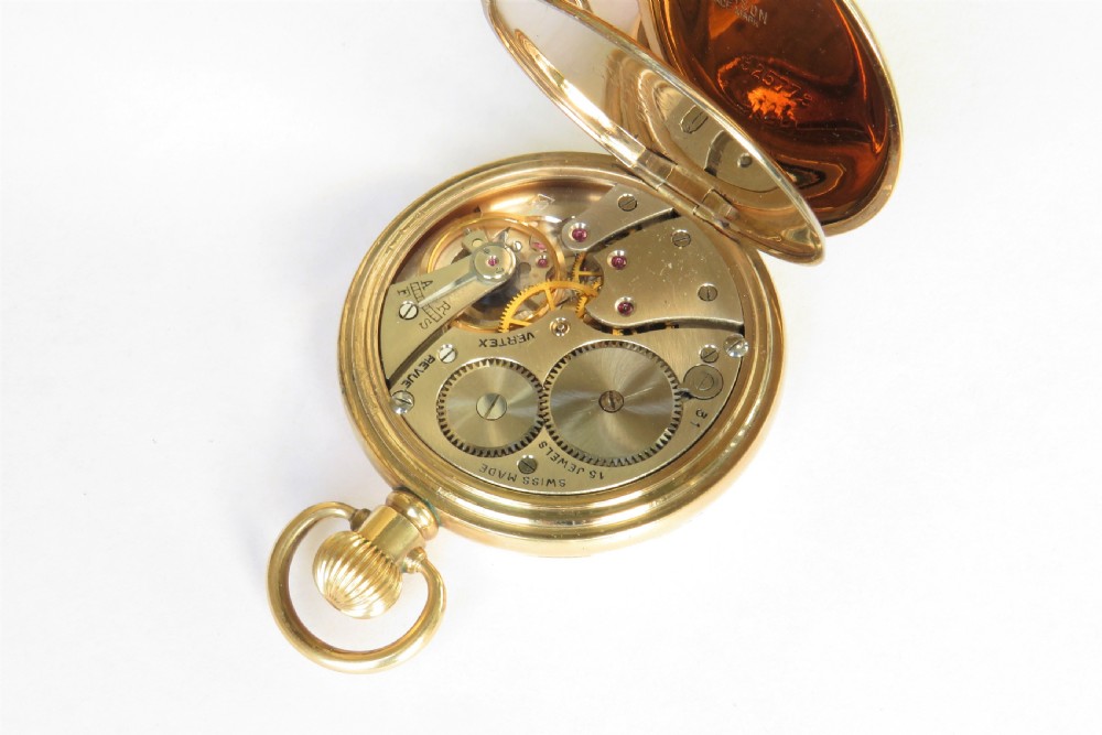 1940s Vertex Revue pocket watch for British Rail View IV
