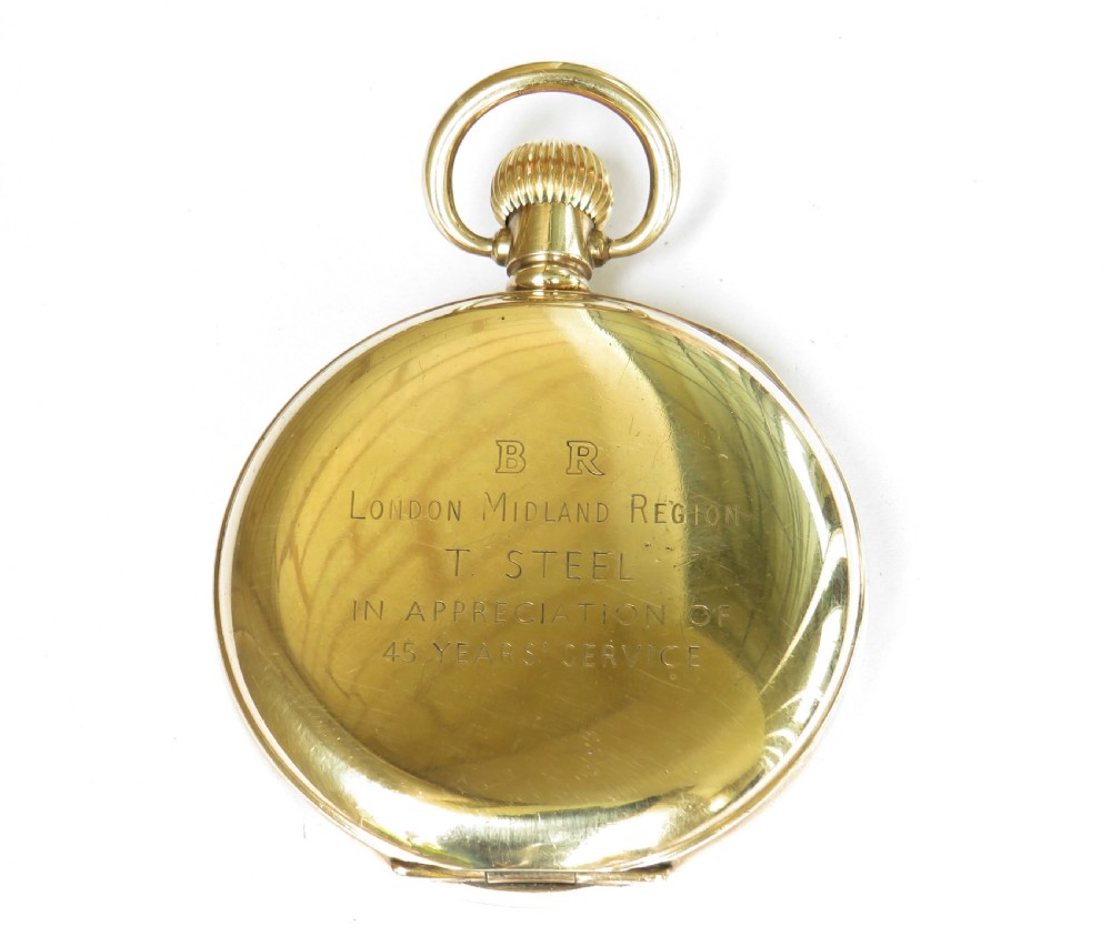 1940s Vertex Revue pocket watch for British Rail View V