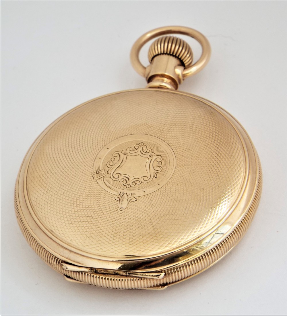 1905 Waltham 10ct gold filled full hunter pocket watch. View II