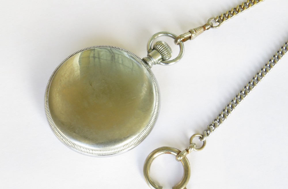 1930s Record pocket watch and chain View IV
