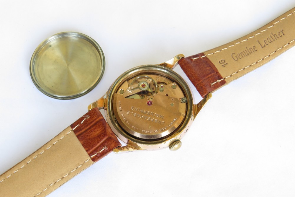 Gents 1950s Geneve automatic wristwatch View III