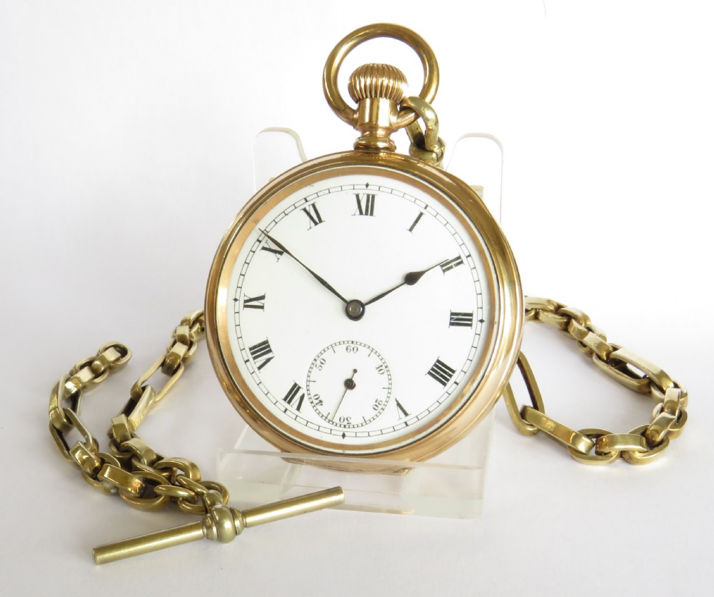 Antique 1920s Lonville pocket watch and chain