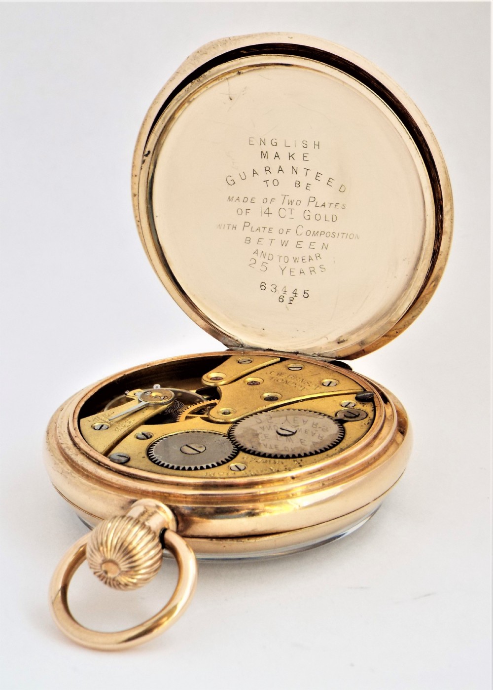 A 1920s J W Benson pocket watch. View IV