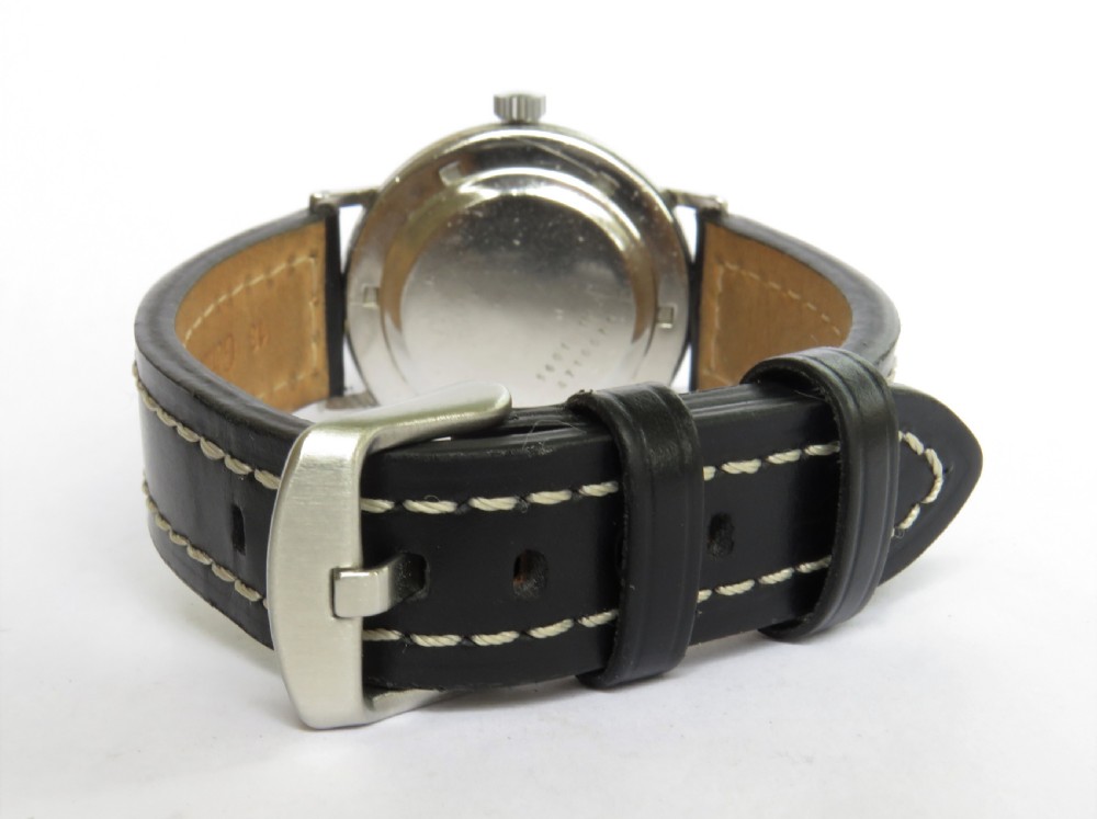 Gents 1960s Certina Blue Ribbon automatic watch View V