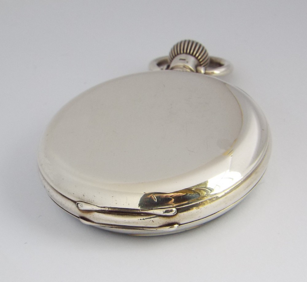 Antique silver Revue pocket watch, Nottingham. View II
