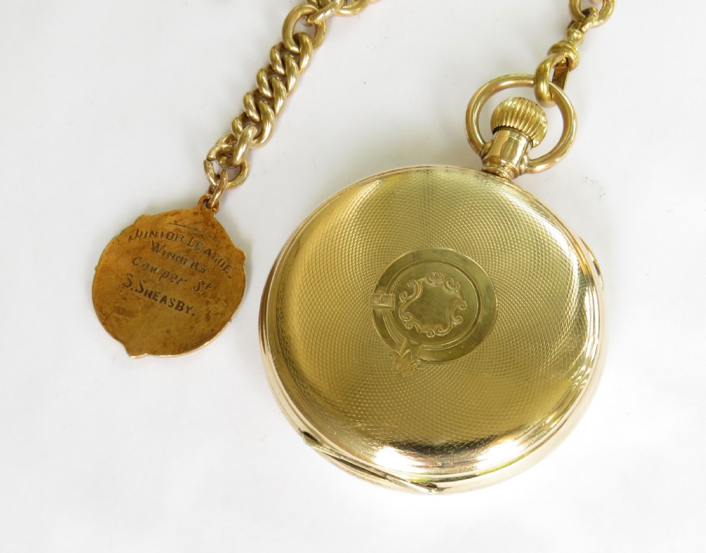Antique Thomas Russell pocket watch and chain View IV