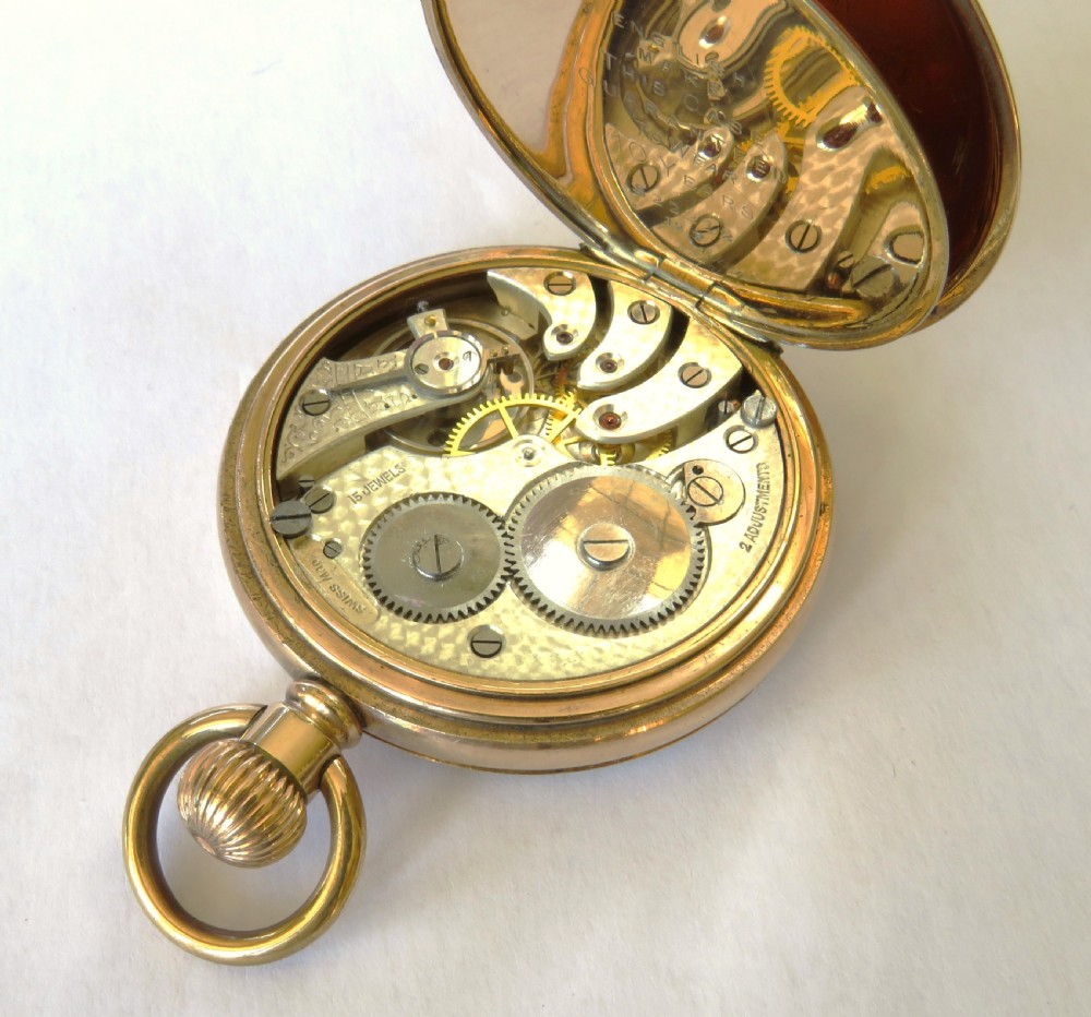 Antique 1920s Swiss pocket watch View IV
