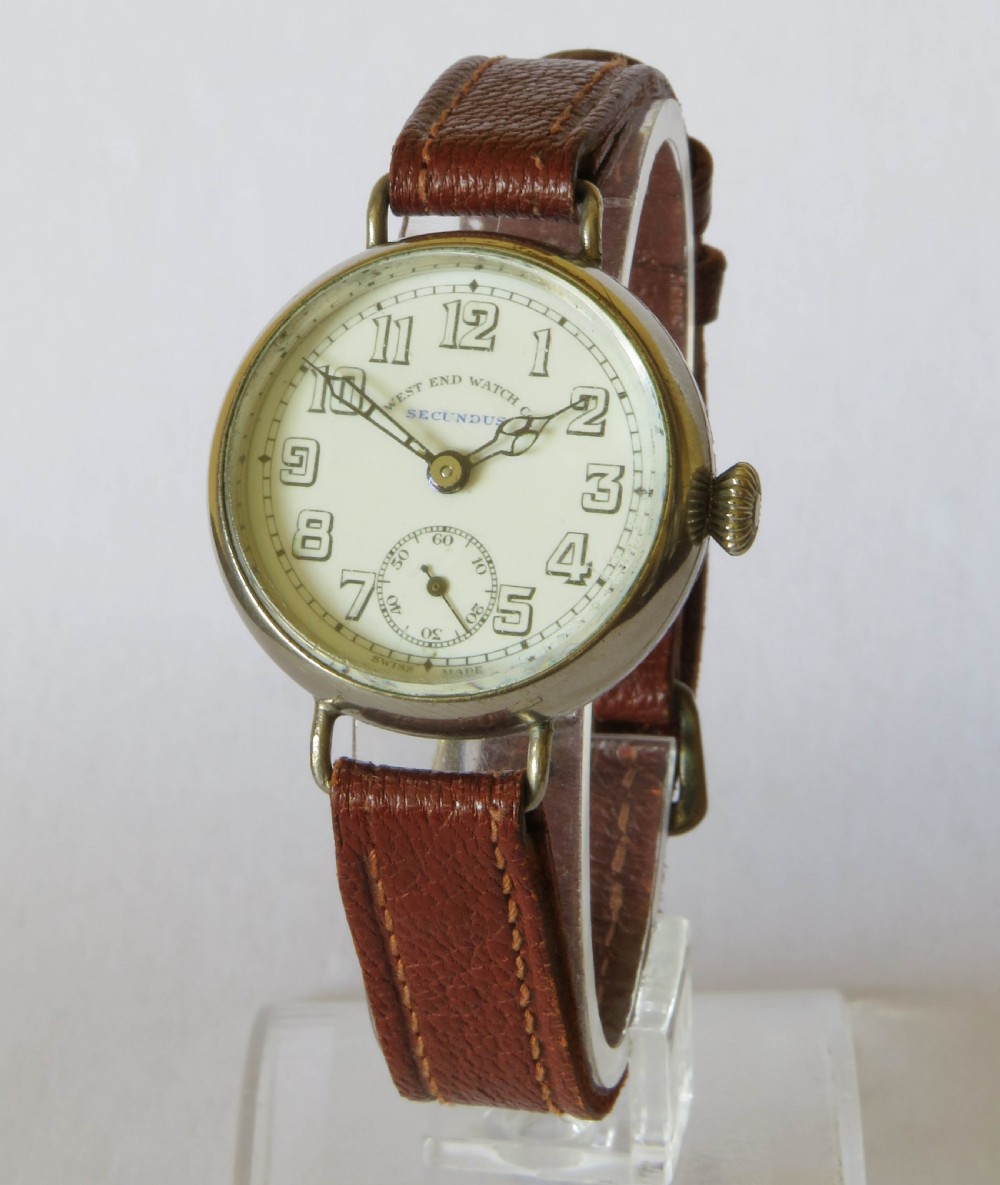 Gents 1920s West End Watch Co Secundus wrist watch