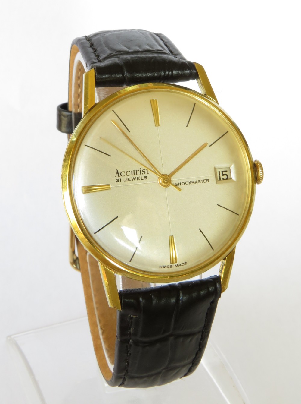 Gents 1960s Accurist wrist watch View II