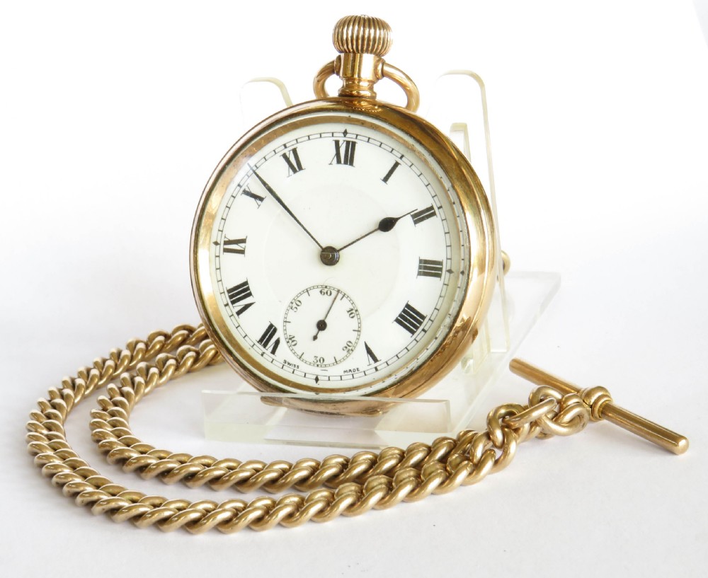 Antique Phenix pocket watch and chain