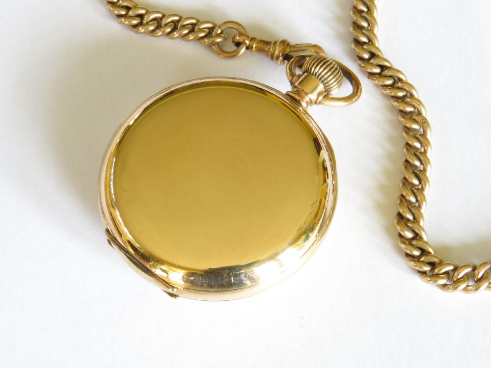 Antique Phenix pocket watch and chain View V