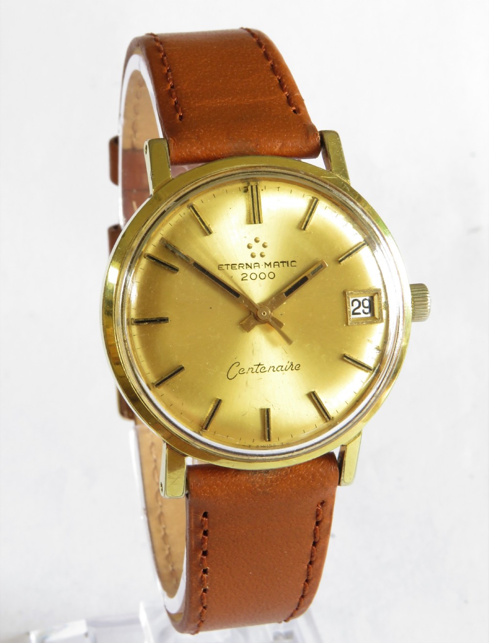 Gents Eterna-Matic automatic wrist watch, 1968 View II