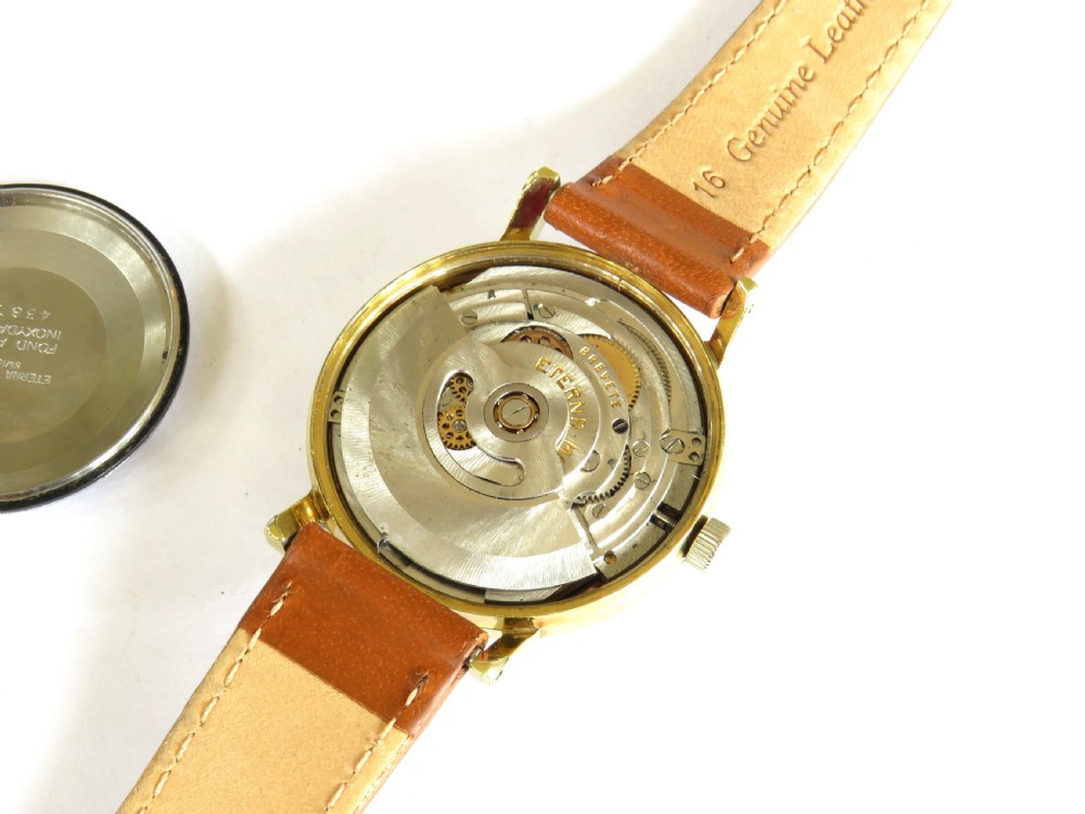 Gents Eterna-Matic automatic wrist watch, 1968 View III