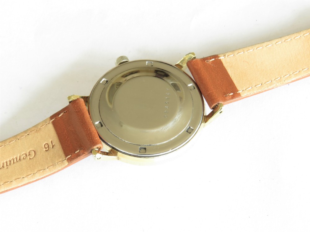 Gents Eterna-Matic automatic wrist watch, 1968 View V