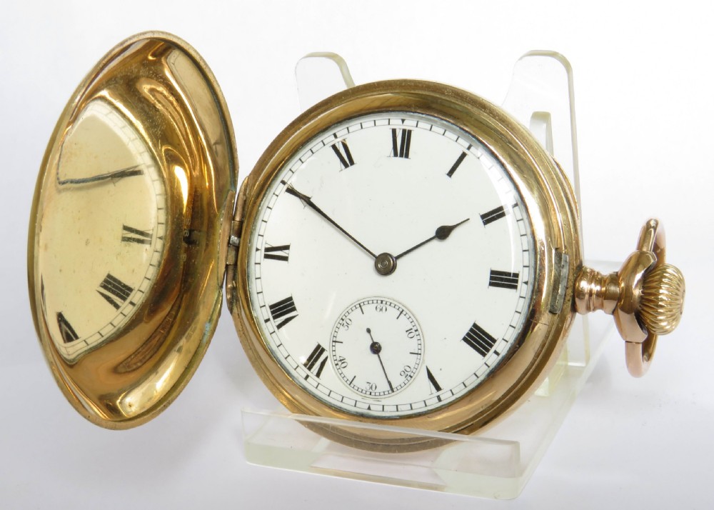 Waltham Traveler full hunter pocket watch, 1905