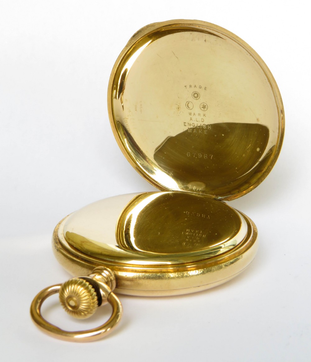 Waltham Traveler full hunter pocket watch, 1905 View II