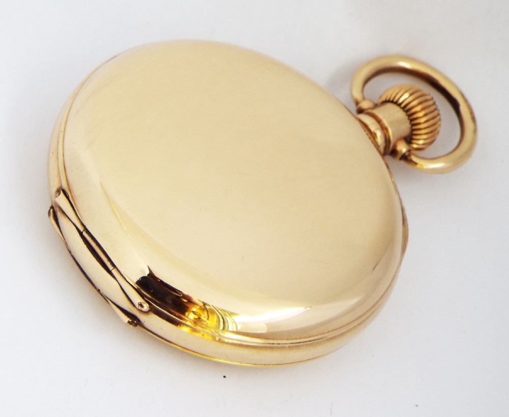 An early 20th Century full hunter pocket watch, “The Angus”. View III