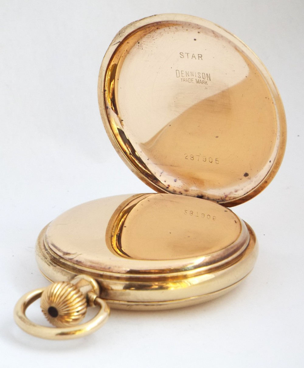 An early 20th Century full hunter pocket watch, “The Angus”. View IV