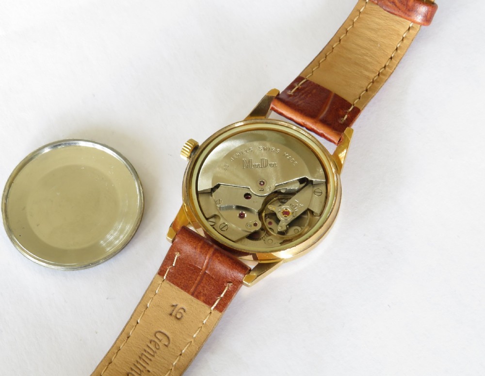 Gents 1950s MuDu Doublematic automatic wristwatch View III